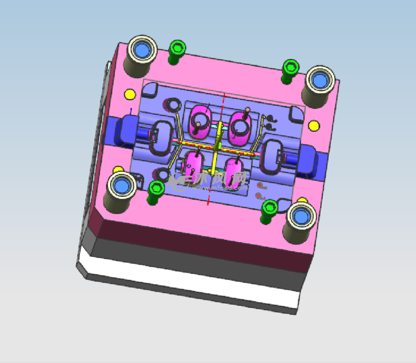 模具設(shè)計(jì)圖紙 一模多腔復(fù)雜結(jié)構(gòu)的創(chuàng)新實(shí)踐